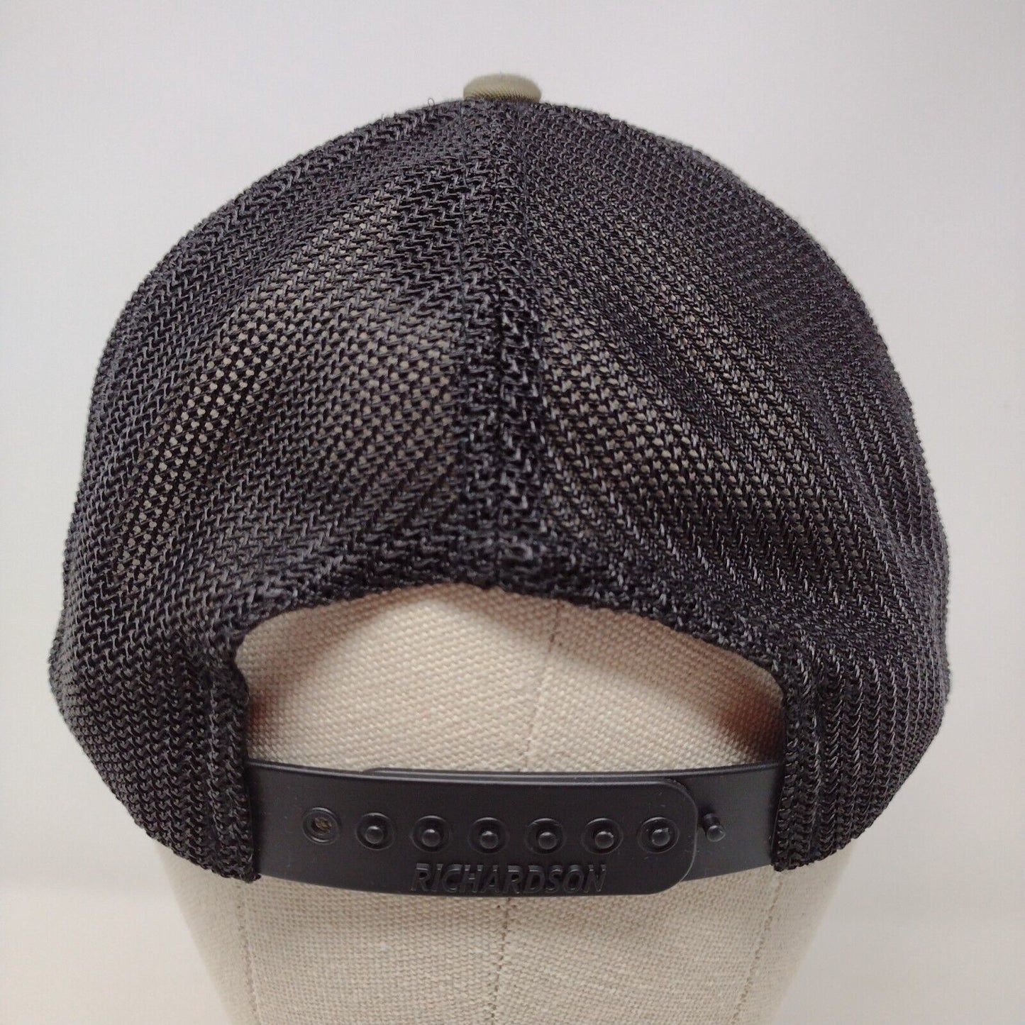 Idaho Angler Leather Patch Snapback Trucker Hat Multi OSFA Mesh Back