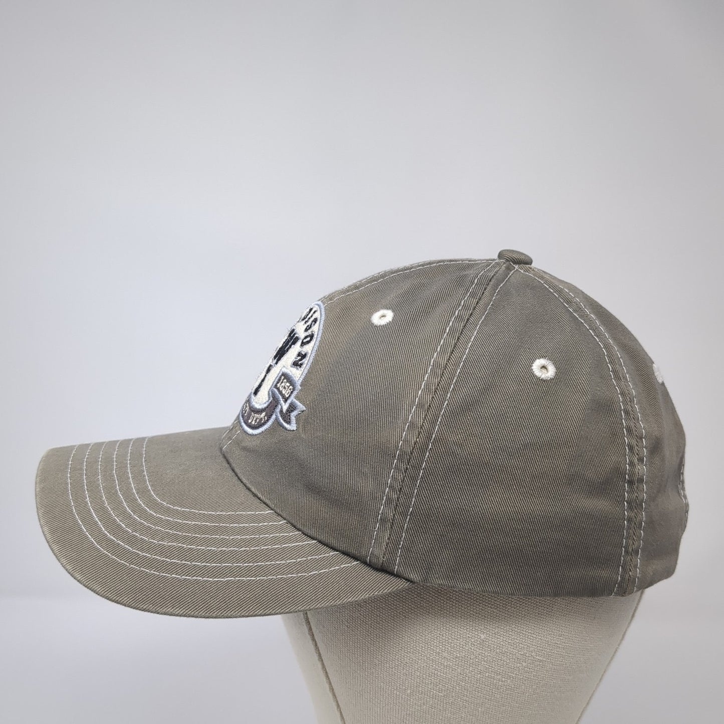 Madison WI Athletic Dept. Est 1856 Adult Baseball Cap Brown One Size Adjustable