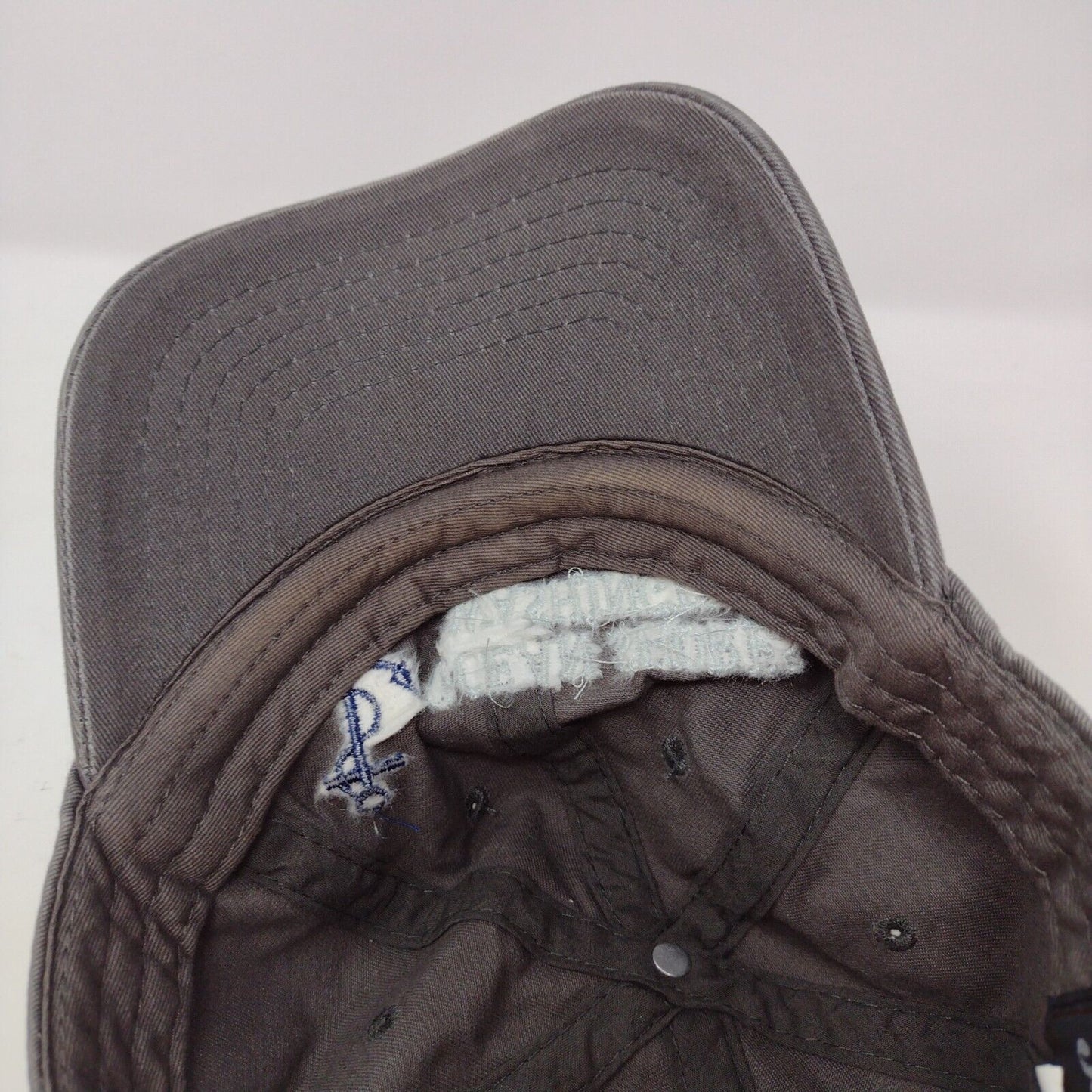 Ocean Shores Washington Strapback Hat Gray OSFA Embroidered Jacobson