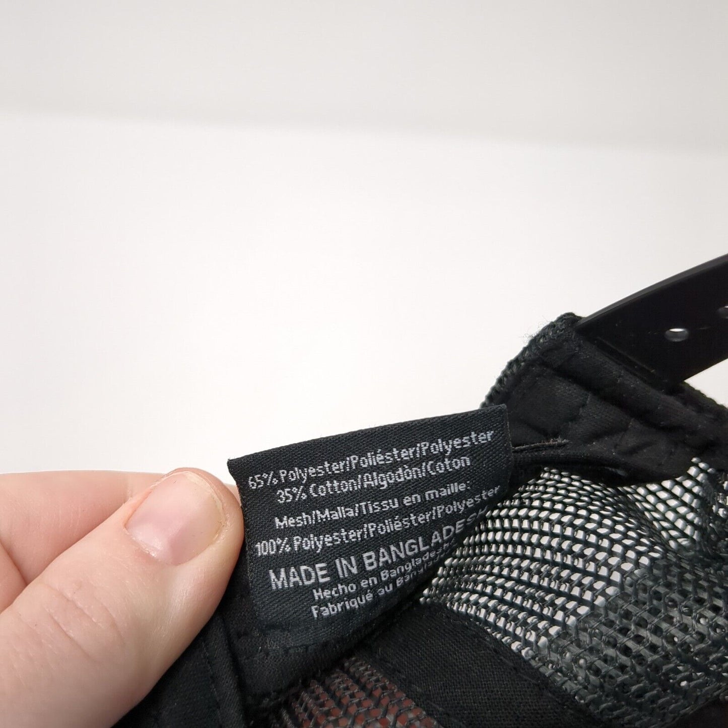 Camp Ida-Haven Snapback Mesh Back Trucker Hat Gray One Size Adjustable