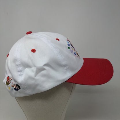 Unbranded Girl's Strapback Hat White OSFA Rather Be Flippin' Embroidered