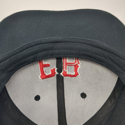 FB Snapback Hip Hop Hat Black One Size Adjustable Embroidered 6 Panel Polyester