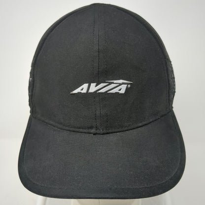 Avia Baseball Cap Black One Size Performance Running Strapback Graphic Hat