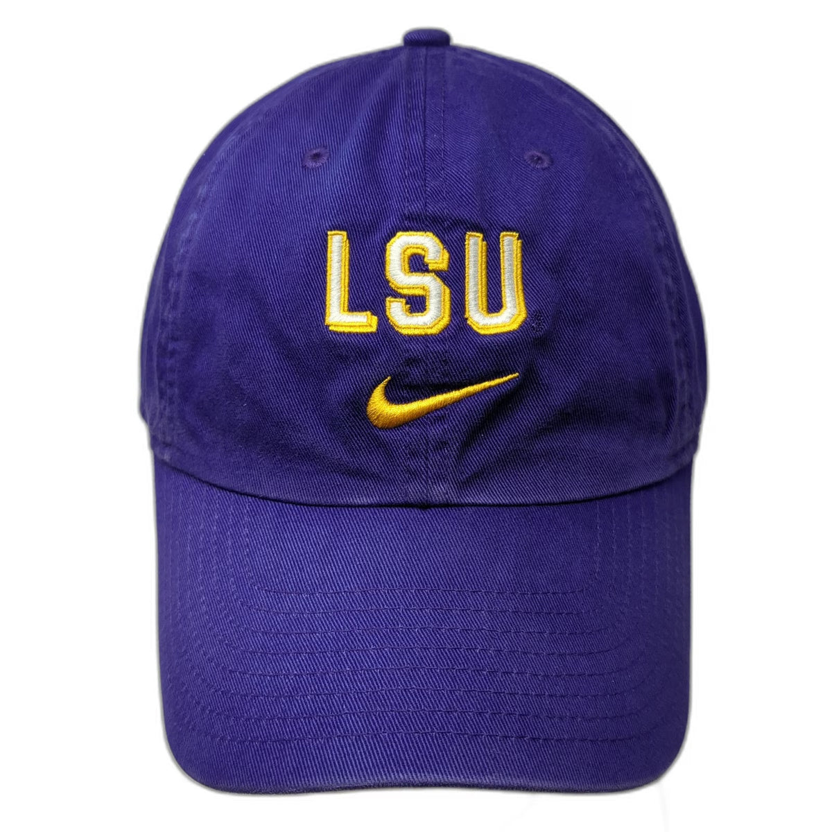 LSU Tigers NCAA Nike Cap Purple One Size Slideback Heritage86 Embroidered Hat