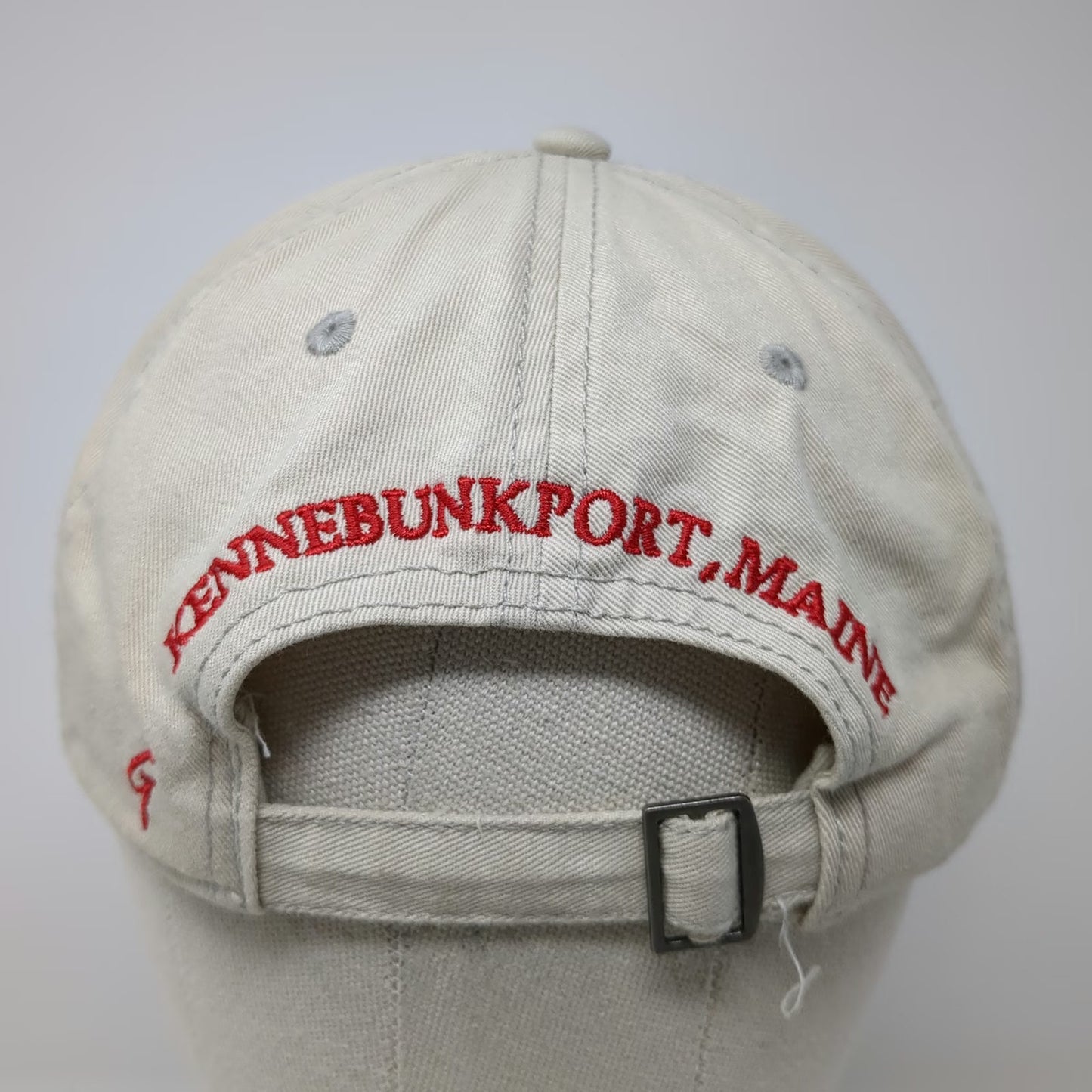 Gear For Sports Baseball Cap Beige One Size Lobster Kennebunkport Maine Hat Red