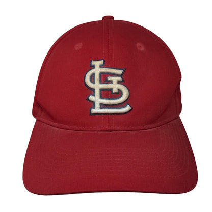 MLB Strapback Hat Red St Louis Cardinals OSFM Embroidered Logo Adjustable