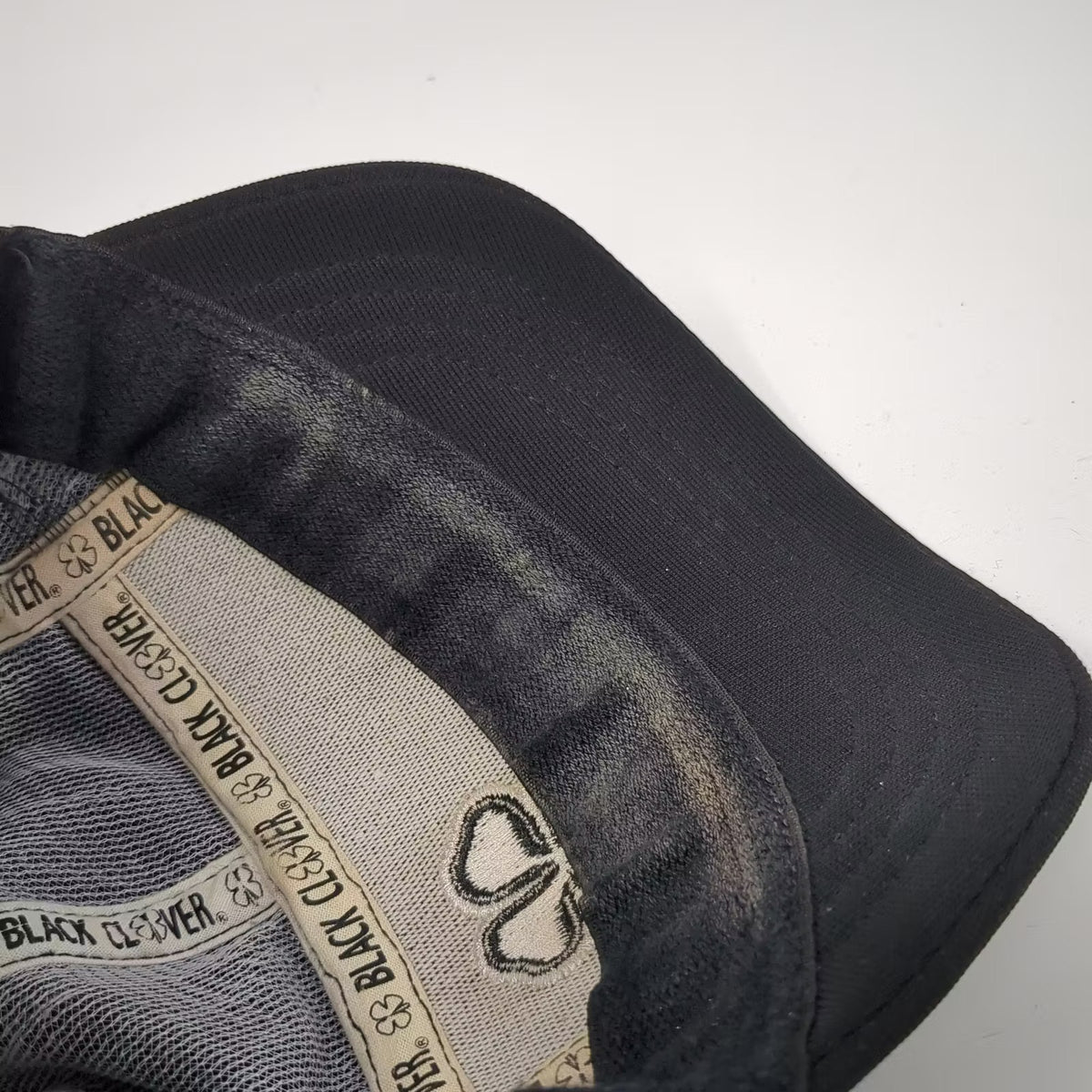 Black Clover 5 Panel Black Hat One Size Live Lucky Staker Parson Co Adjustable