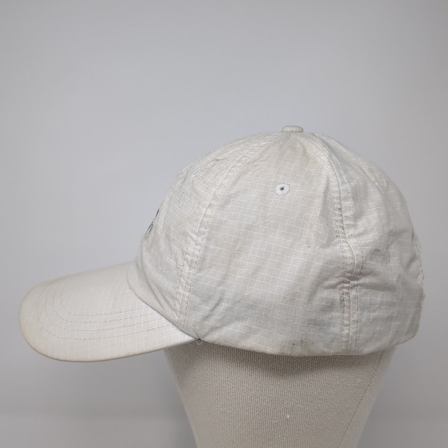 The Quarry Strapback Baseball Cap Beige One Size Adjustable Embroidered Antigua