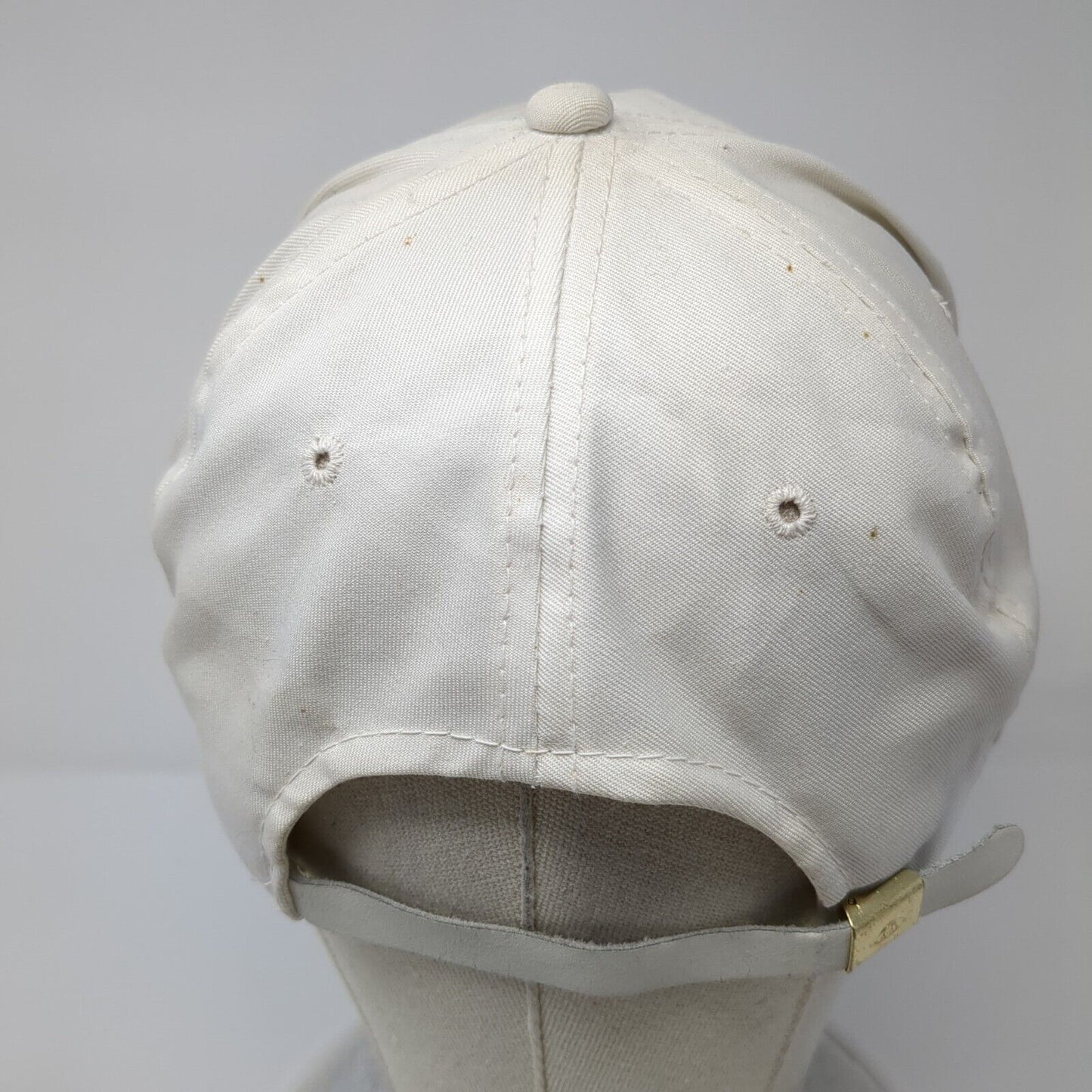 Snoopy Top Pop Slideback Rope Hat White One Size Solid Leather Strap