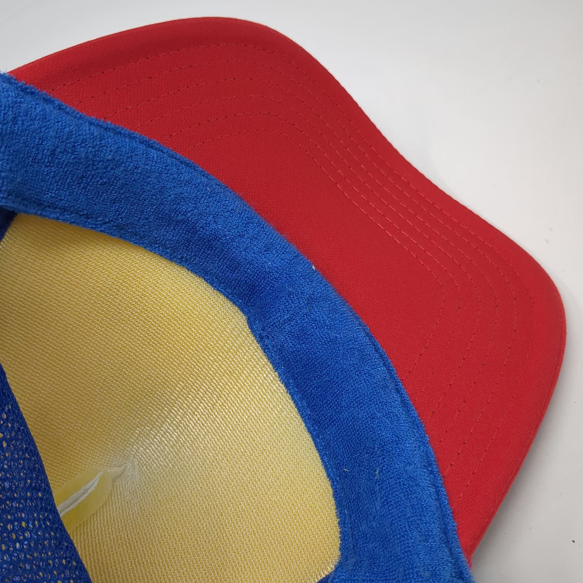 Otto Trucker Hat White Red Blue OSFM Belmont Shore Dogz Hot Dog Shot Snapback