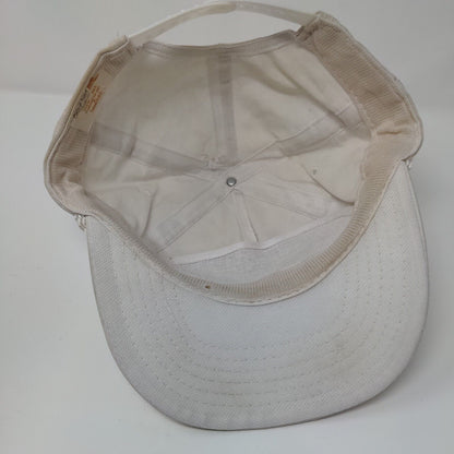 Michigan Snapback Rope Hat White OSFA Adjustable Solid Outdoor