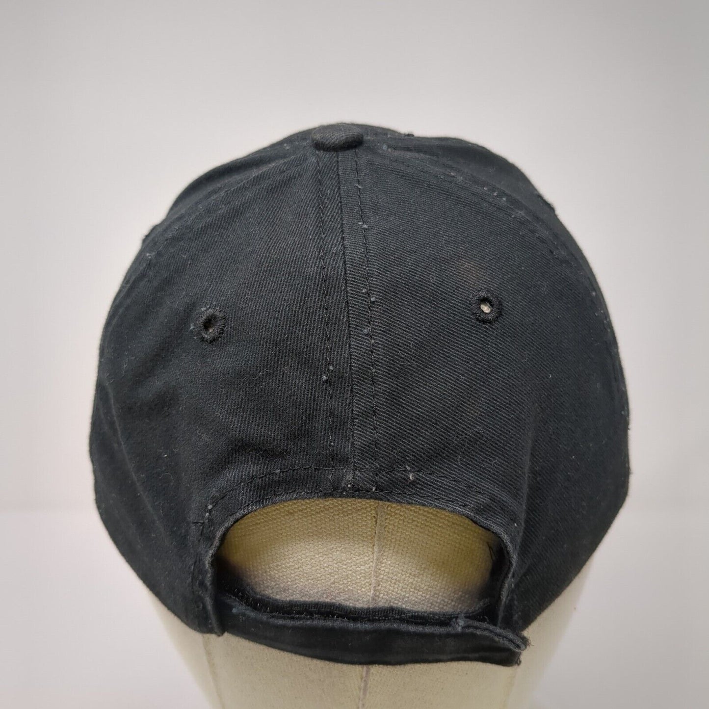CalEarth Strapback Hat Black One Size Adjustable Embroidered Hit Wear