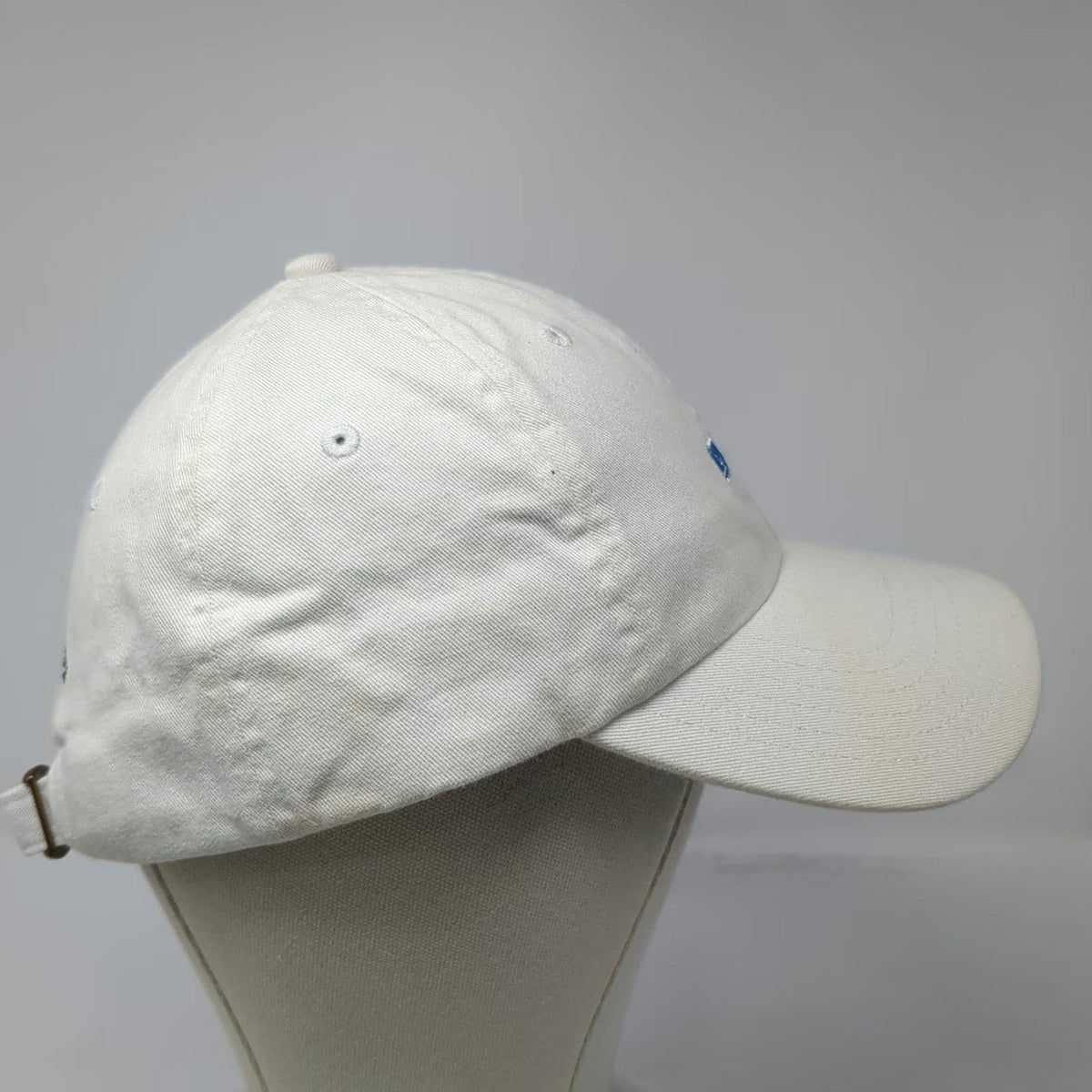 Bentley University NCAA Vineyard Vines White One Size Hat Whale Slideback Cotton