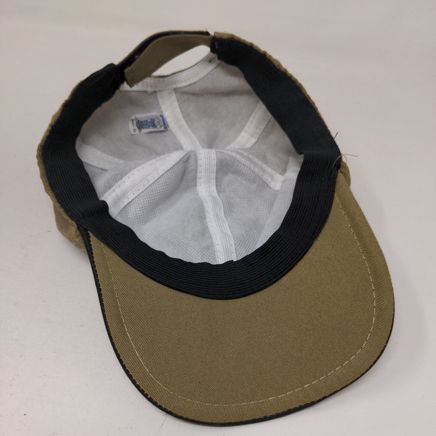 Lembranca Do Pantanal Fish Strapback Hat Tan One Size Adjustable 6 Panel