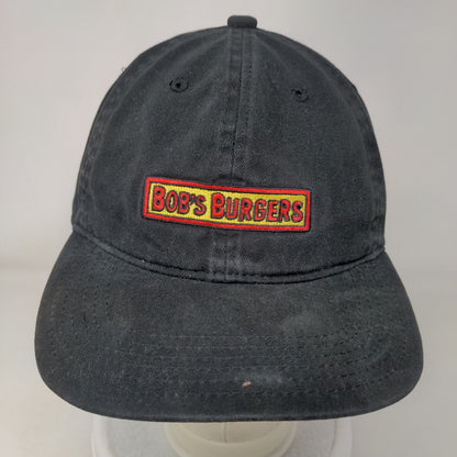 Bob's Burgers Slideback Hat Black One Size Embroidered Adjustable