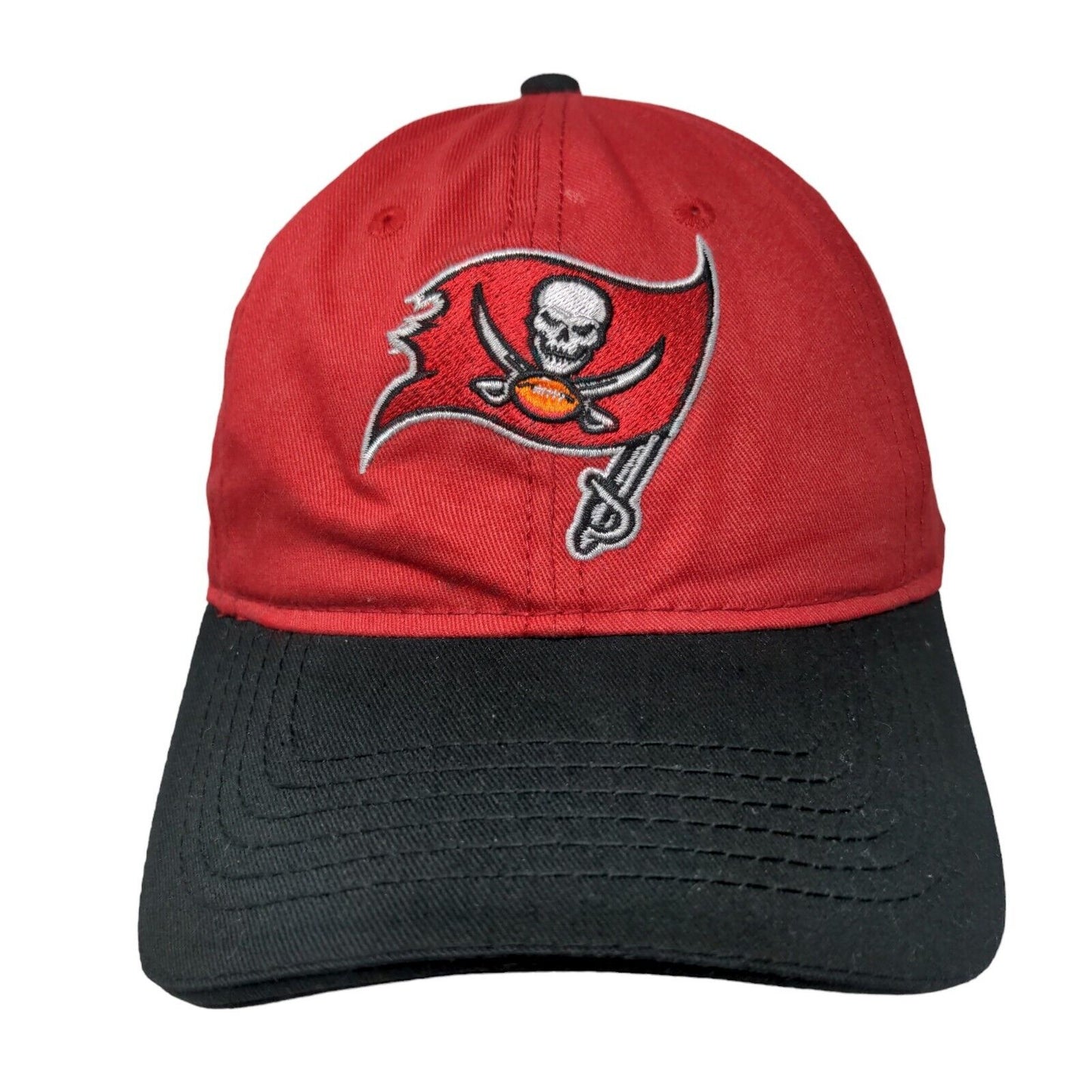 Tampa Bay Buccaneers Men's Slideback Hat Red Black Embroidered Logo Miller Lite