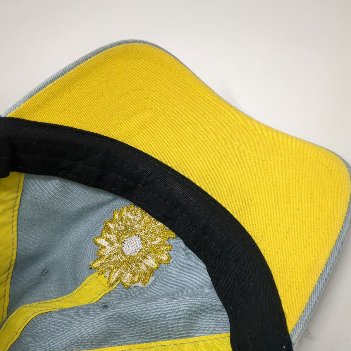Smithsonian Baseball Cap Blue One Size Plant More Flowers Yellow Slideback Hat