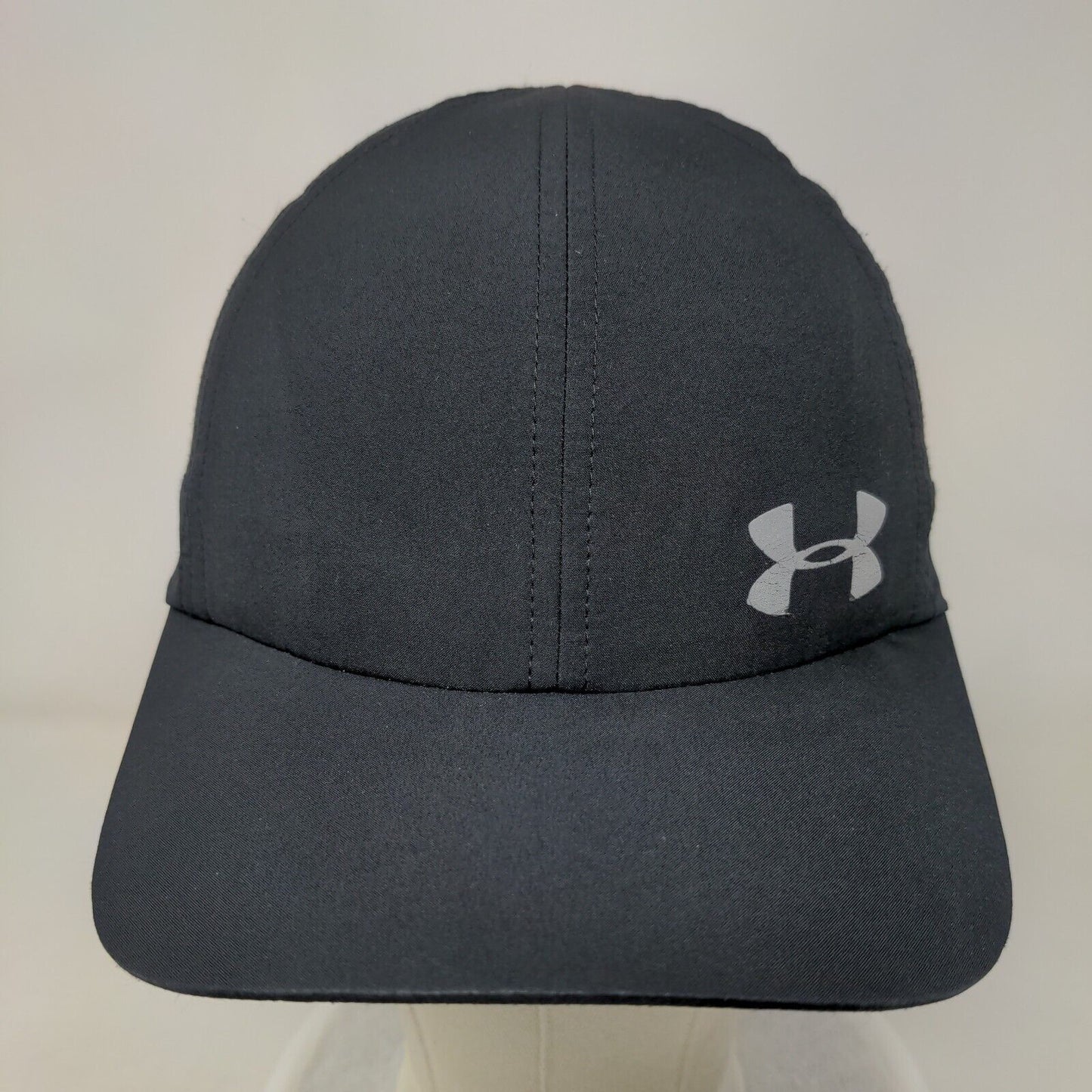 Under Armour Women's Strapback Hat Black OSFA Adjustable Breathable 6 Panel