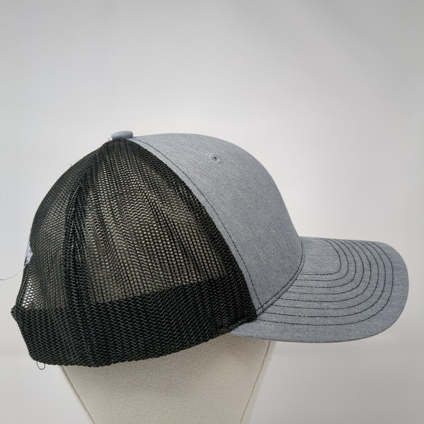 Simplot Preferred Grower Snapback Trucker Hat Gray One Size Mesh Back