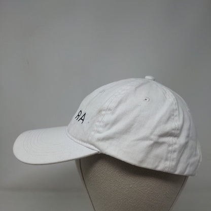SAKARA Slideback Hat White One Size Adjustable Embroidered Port & Company