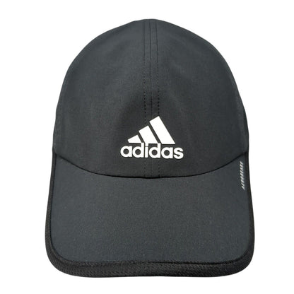Adidas Aeroready Strapback Hat Black One Size Solid 3 Stripes Running