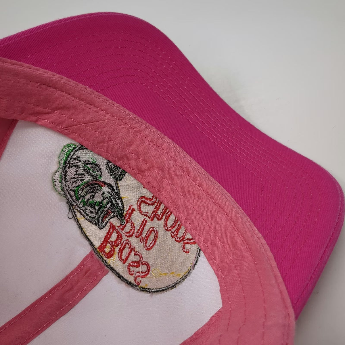 Bass Pro Shops Trucker Hat Pink One Size Mesh Snapback Bass Fish Graphic