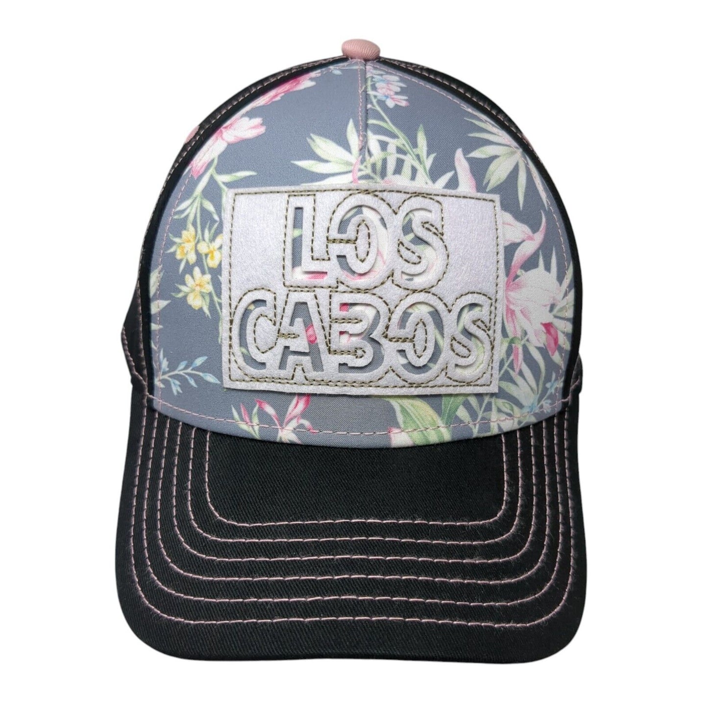 Los Cabos Patch Slideback Hat Multicolor One Size Adjustable Floral