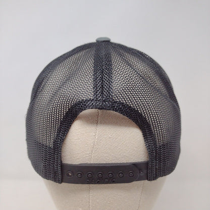 Idaho Connect-2022 Snapback Trucker Hat Gray OSFA Mesh Back Embroidered