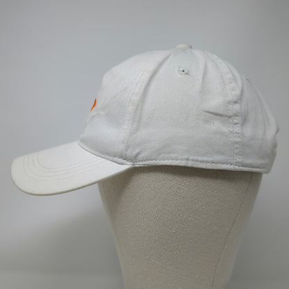 Outdoor Cap 5 Panel White One Size Snapback Hat Orange Logo Point32Health Corp