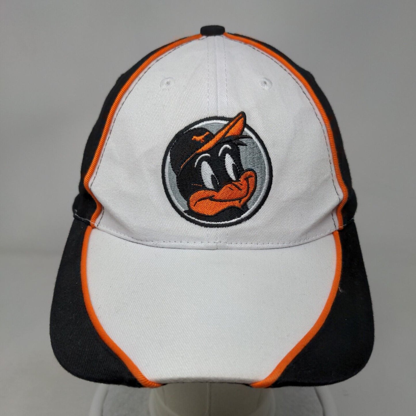 Junior Orioles Chick Fil A Strapback Hat Black White Embroidered Logo