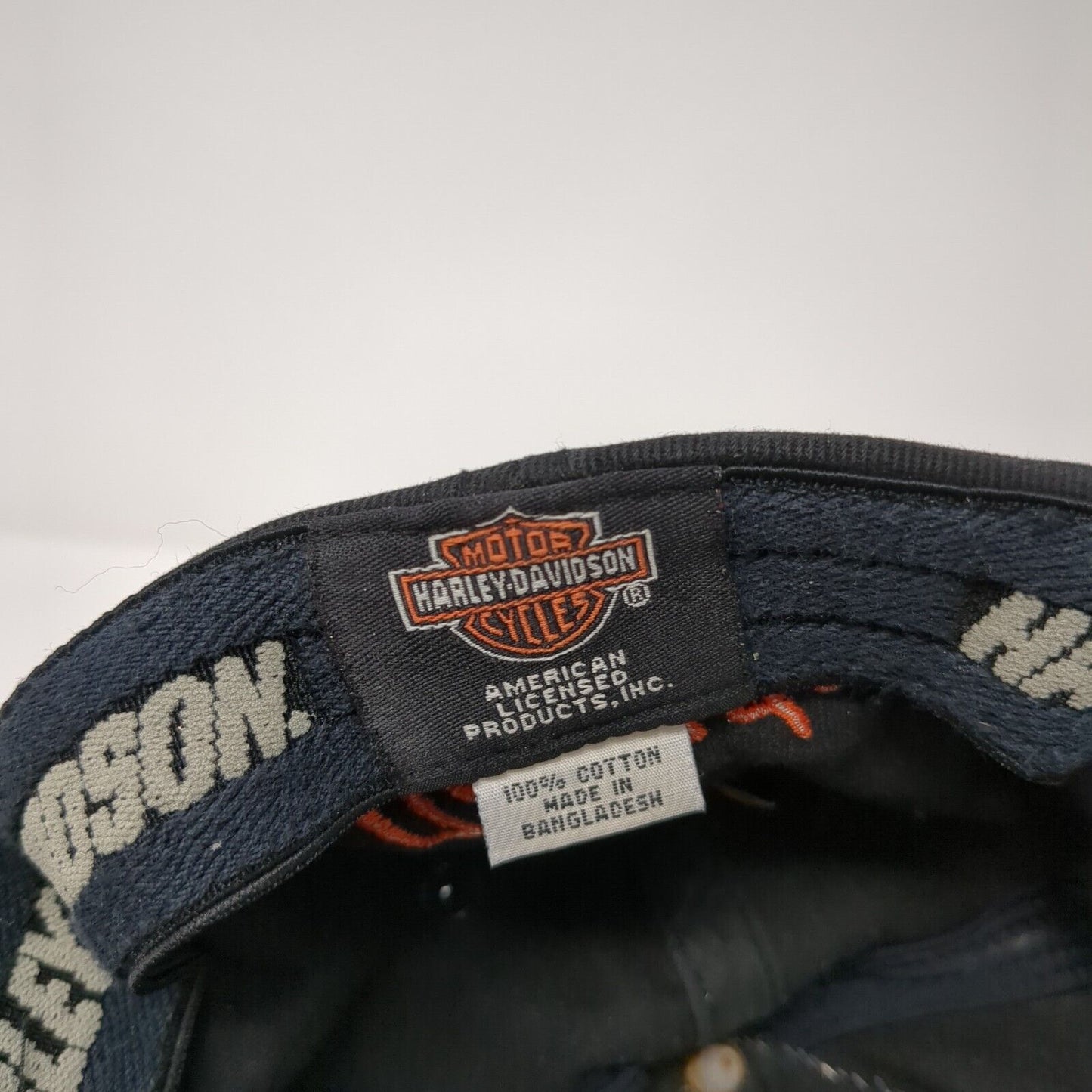 Harley-Davidson Motorcycles Fitted Hat Black OSFA Orlando Embroidered