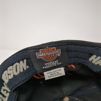 Harley-Davidson Motorcycles Fitted Hat Black OSFA Orlando Embroidered