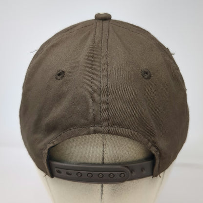 Bass Pro Shops Snapback Brown One Size Embroidered American Flag Logo Hat