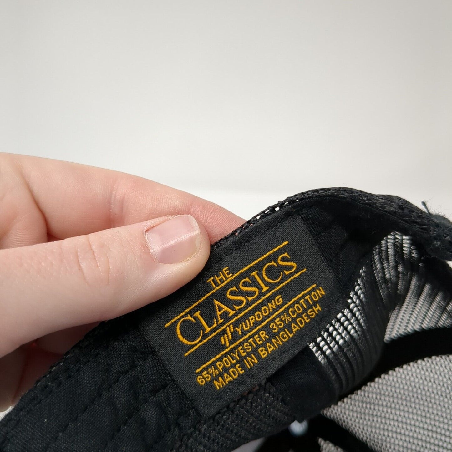 UB Uncle Bob's Snapback Trucker Hat Black One Size Mesh Back Yupoong