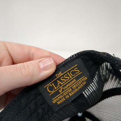 UB Uncle Bob's Snapback Trucker Hat Black One Size Mesh Back Yupoong