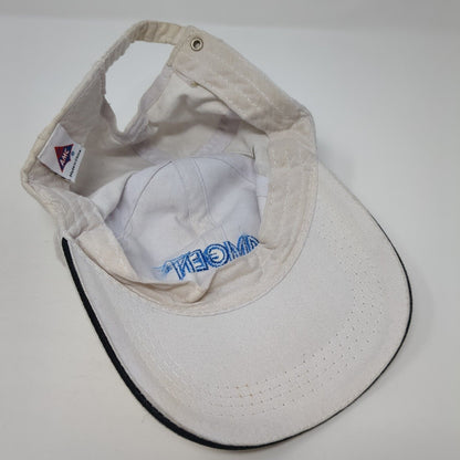 Amgen Slideback Hat White One Size Adjustable Embroidered 6 Panel AMC