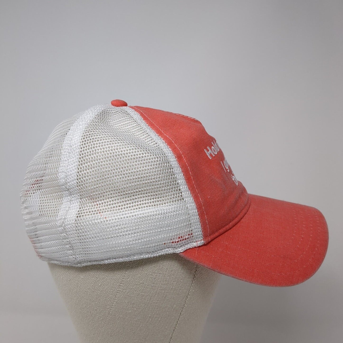 Hold My Drink I Gotta Pet This Dog Trucker Hat Orange One Size CoCo's Monkey