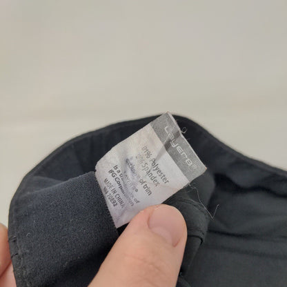 Layer 8 Logo Fitted Hat Black One Size 6 Panel Casual Outdoor