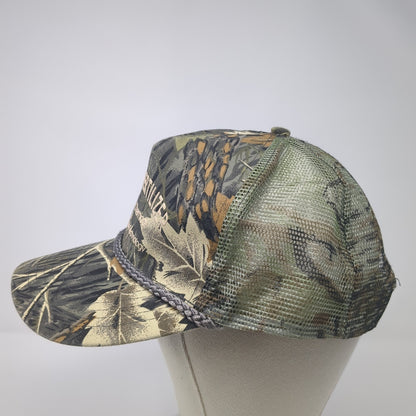 Legrand Fertilizer Snapback Rope Trucker Hat Multi One Size Camo Mesh Back