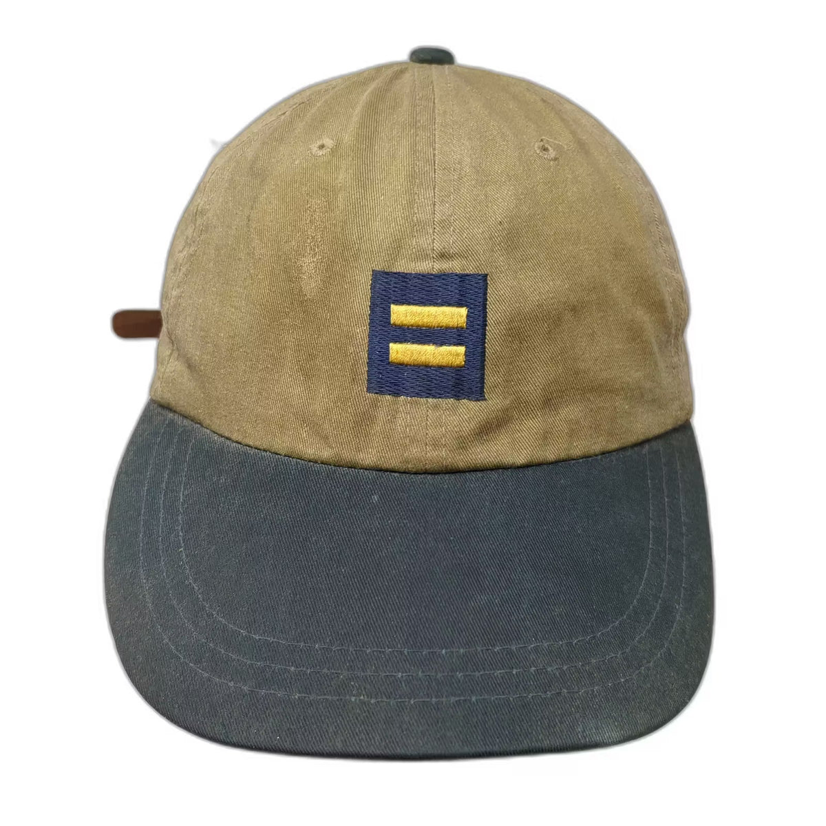 Adams Human Rights Campaign HRC Logo Cap Brown Blue One Size Slideback Hat