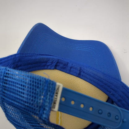 Billabong Australia Snapback Trucker Hat Blue OSFA Adjustable Mesh Back 6 Panel