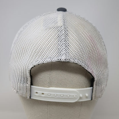 Cabela's Trucker Hat Blue Gray One Size Snapback Mesh World's Foremost Outfitter