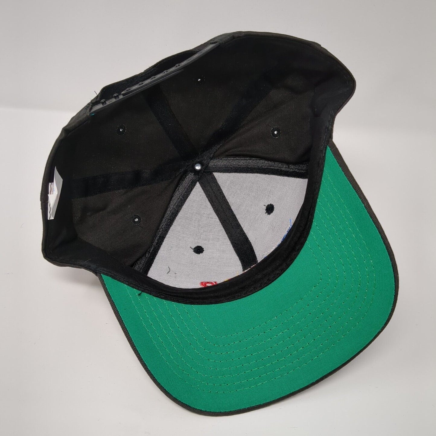 Newport's Roadstar Snapback Hat Black OSFA Adjustable Embroidered