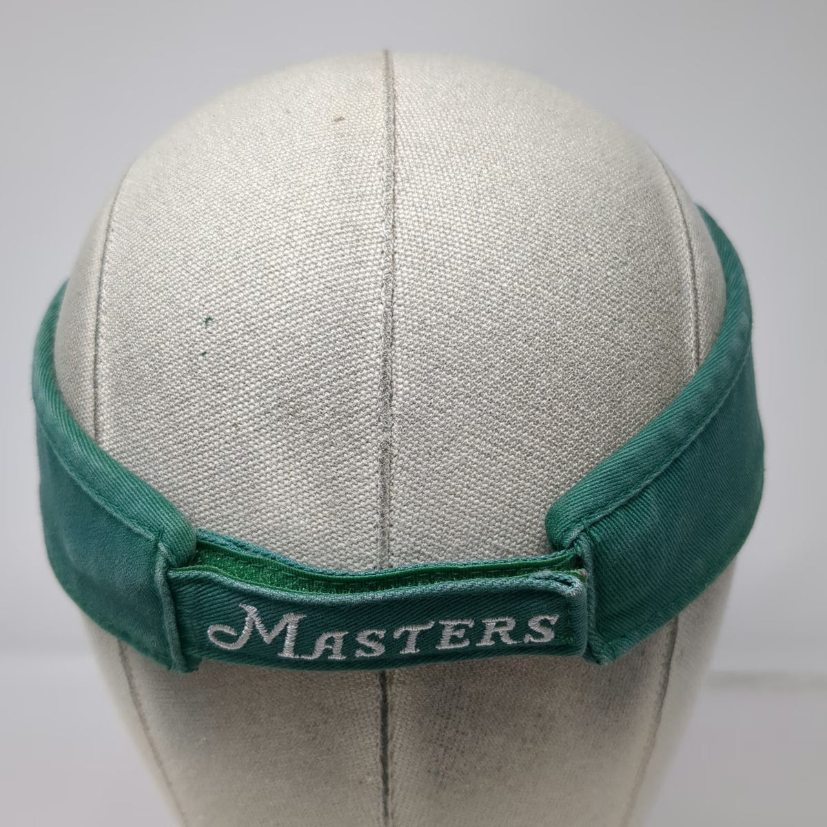 American Needle Masters Visor Hat Green One Size Golf Tournament Embroidered