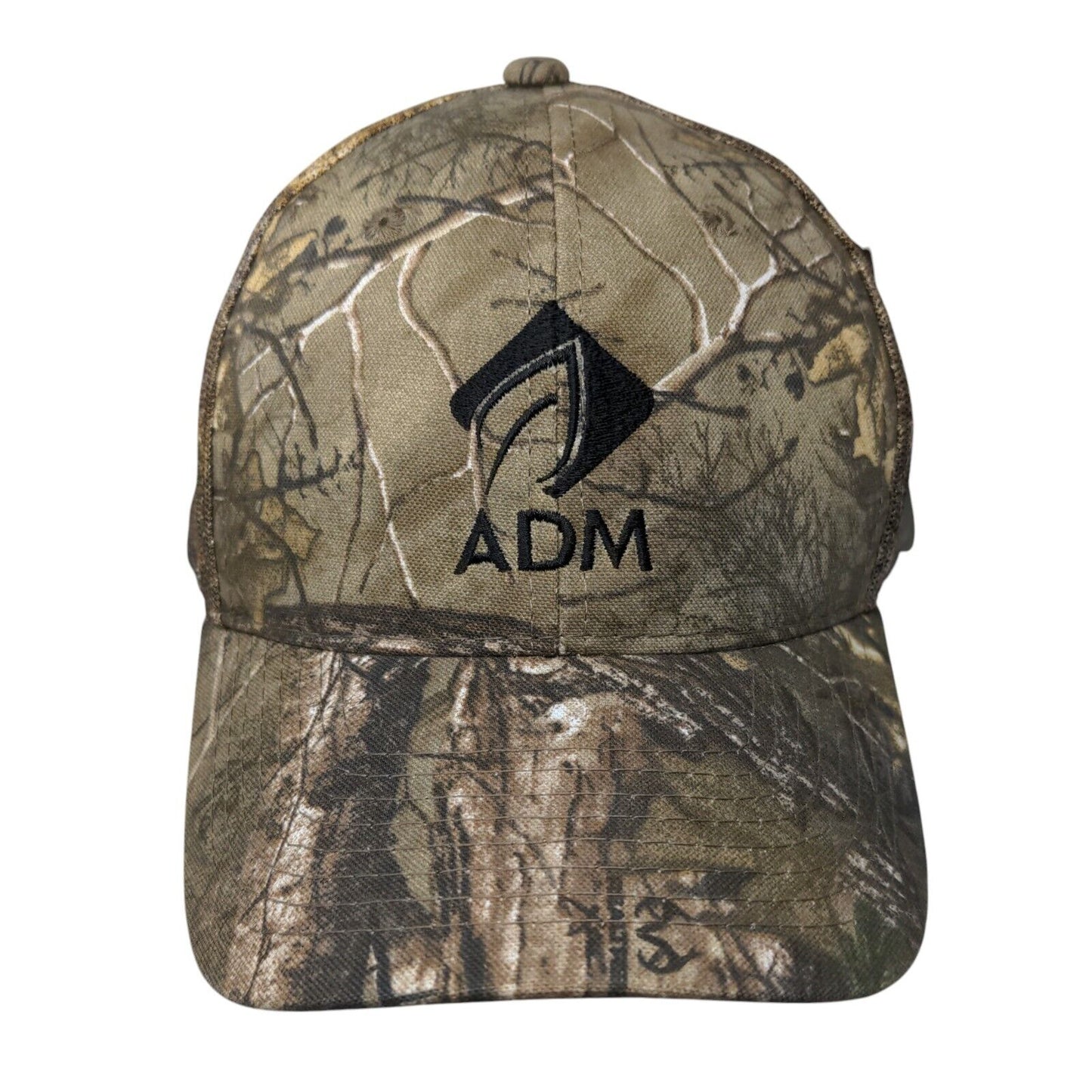 ADM Strapback Hat Camouflage OSFM Adjustable Realtree 6 Panel Outdoor Cap