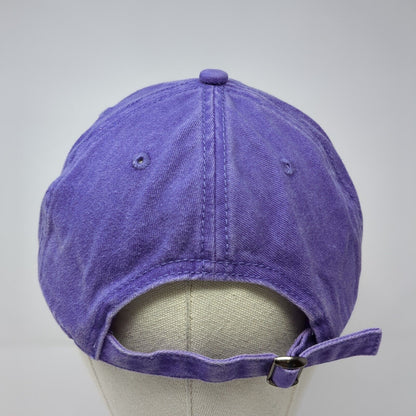 Eeyon Slideback Hat Purple One Size Adjustable Solid Blank 6 Panel