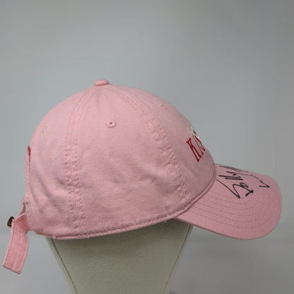 Otto Baseball Cap Pink One Size Autographed Kiss This Aaron Tippin Country Hat