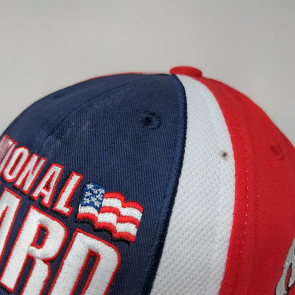 NASCAR National Guard AMP Energy Strapback Hat Red White Blue Adjustable #88