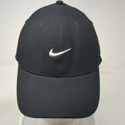 Nike Snapback Hat Black White Gray L Dri-FIT Swoosh 6 Panel Club Cap Athletic