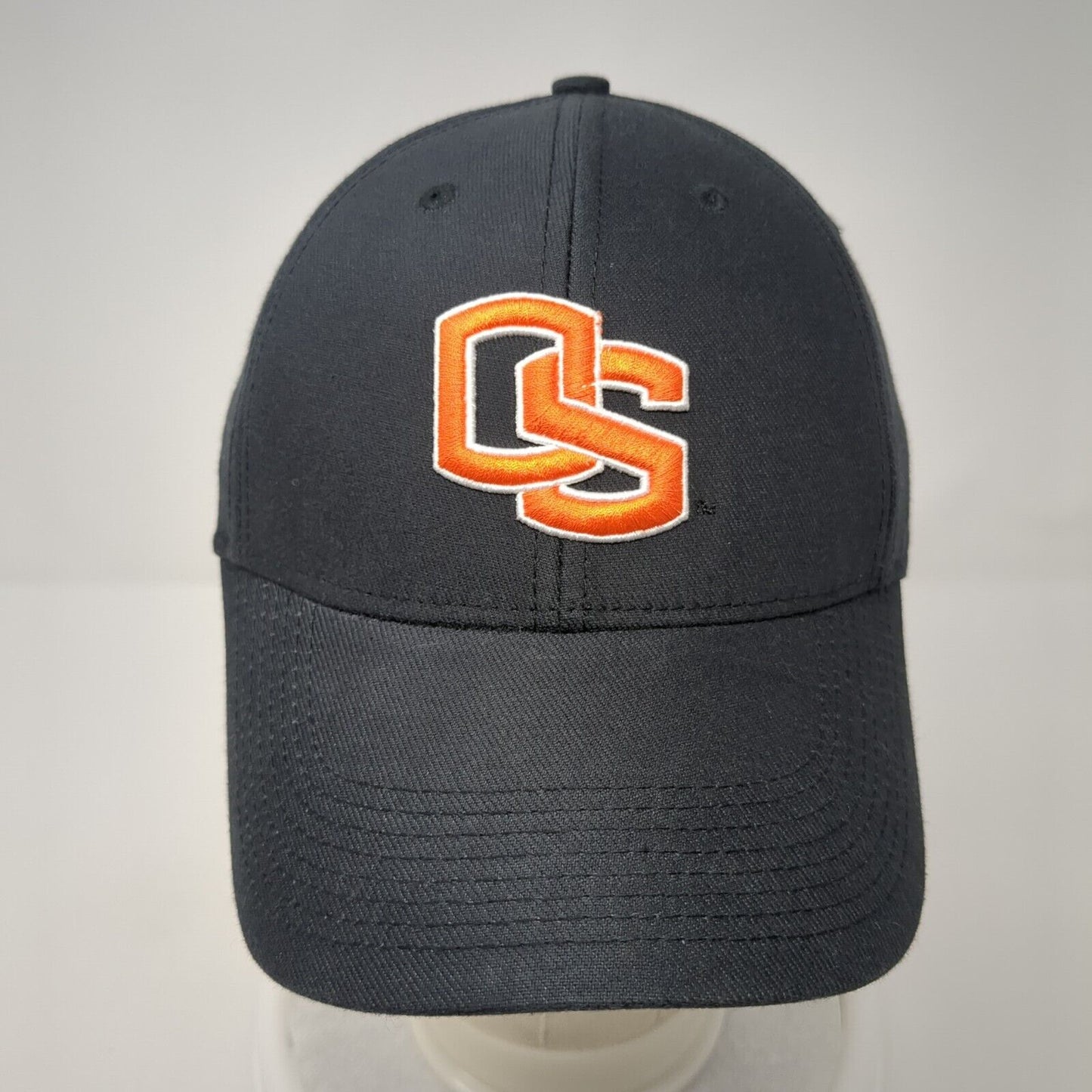 Nike Team Oregon State Fitted Hat Black One Size Embroidered Logo